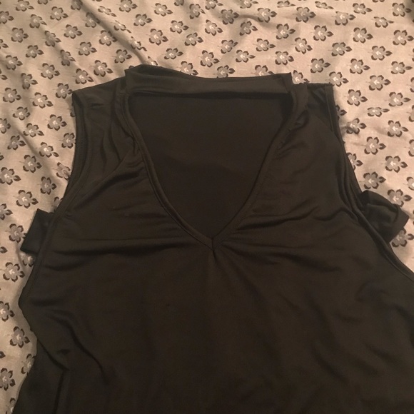Casual black dress top - Picture 2 of 2